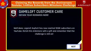Claiming the 2nd Rewards from the Anniversary Challenge | Asphalt 9: Legends for Nintendo Switch