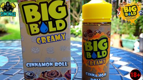 BIG BOLD CREAMY CINNAMON ROLL E-LIQUID REVIEW 🔞 #bigboldcreamy #eliquid #vape