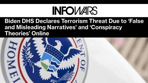 RED ALERT: DHS Says Questioning Elections is Terrorism