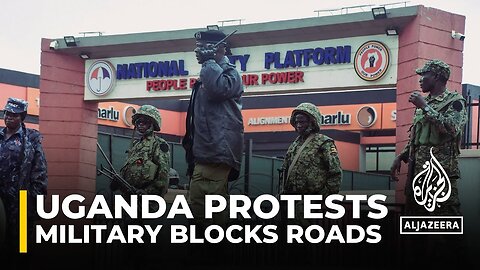 Uganda protests: Military block off roads near Parliament| A-Dream ✅