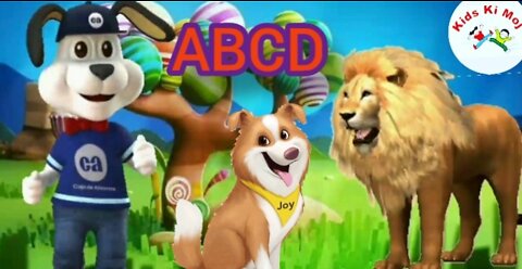 ABCD Learn for kids with pictures and Hindi meaning