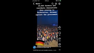 Germany : farmers protest