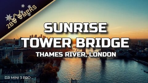 SUNRISE TOWER BRIDGE LONDON DJI MINI 3 PRO #djimini3pro