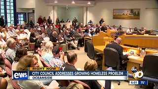 Oceanside residents demand action on homelessness