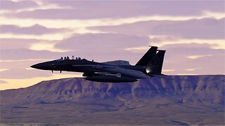 Low Level TFR in the Strike Eagle over Sweden