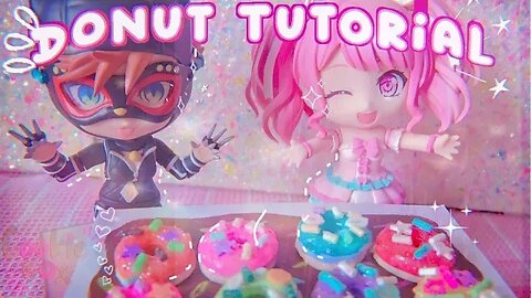 DIY: Mini Donuts!🍩 + earring tutorial (ft. Ary Star VTuber)