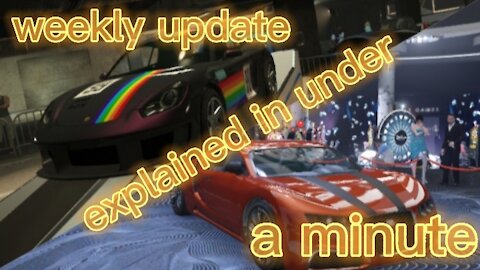 GTA online weekly update explained in under a minute