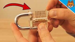 How to pick open a LOCK with a PAPERCLIP in 2 Seconds 💥