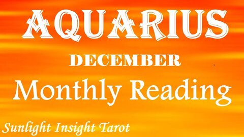 AQUARIUS⚖️You Will Get Your Day!⚖️You Will Get Your Justice!🗽December 2022 Monthly🎄