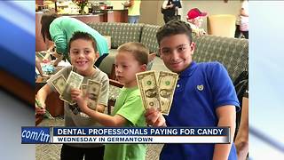 Dental professionals buying back candy