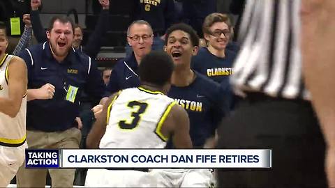 Clarkston coach Dan Fife retires on top