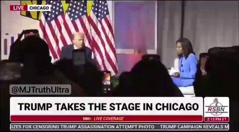 Trump interview Chicago live responses to race baiting woman