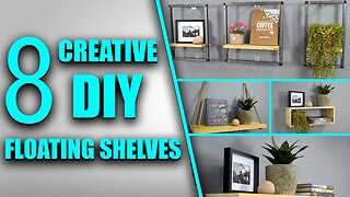 DIY Floating Shelves - How To Build Your Own - Youtube