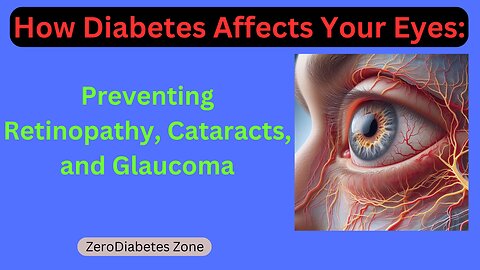 How Diabetes Affects Your Eyes | Preventing Retinopathy, Cataracts, and Glaucoma | ZeroDiabetes Zone