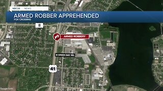 Suspect in armed robbery apprehended
