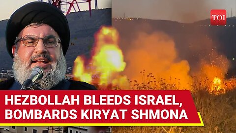 Hezbollah’s Twin-Rocket Barrage Sets Israel’s Kiryat Shmona On Fire, IDF Reports 6 Soldiers Injured