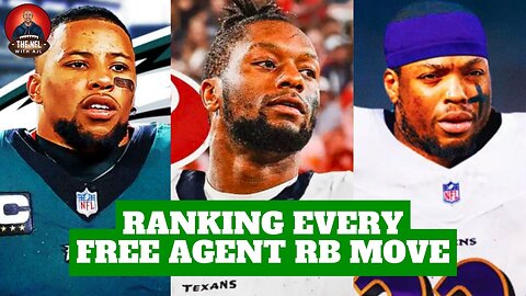 Ranking EVERY NFL Free Agency Running Back Move | Saquon, Derrick Henry, Joe Mixon, Josh Jacobs