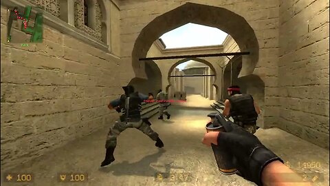 Counter Strike Source Dust 1 Bots #50 Only Assault Rifles