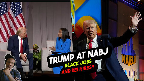 Trump On Black Jobs And Kamala Is Indian At Black Journalists Convention