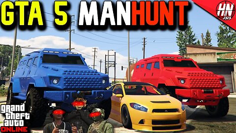 GTA 5 ManHunt! PENUMBRA vs 2 INSURGENTS ft. @gtanpc @twinge2313​