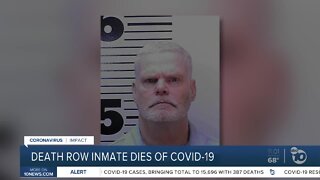 Death row inmate dies of COVID-19
