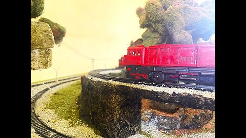 Handmade RC Train Railking Scale 1:87
