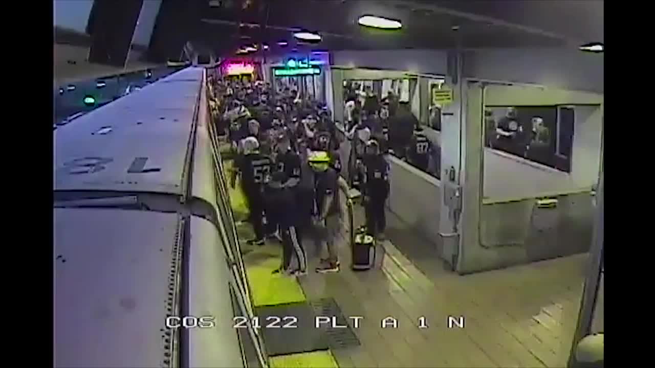 BART worker saves man from train