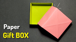 How to Make a "Paper Gift Box". DIY Crafts Origami