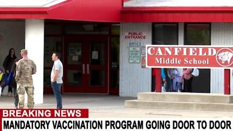 CHILDREN UNDER MILITARY ESCORT SECRETLY VACCINATED AT U.S. MIDDLE SCHOOLS - OVER 300 CHILDREN KILLED