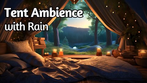 Cozy Camping Ambience - Rain Sounds for Sleeping in a Tent