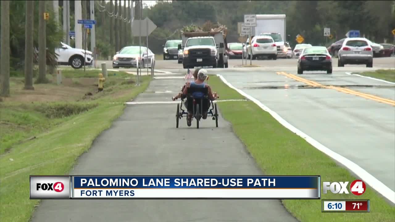 Palomino Lane shared-use path now complete in Lee County