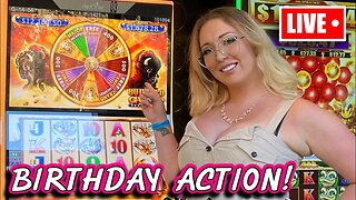 🔴LIVE!💋CRAZIEST SLOT WIN EVER!! On My BIRTHDAY!! 🎂 w/ Slot Lady Laycee 💕🍭