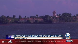 Neighbor upset over proposed dock at President's Mar-a-Lago resort on Palm Beach