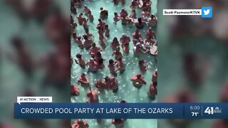 Crowded pool at Lake of Ozarks raises health concerns
