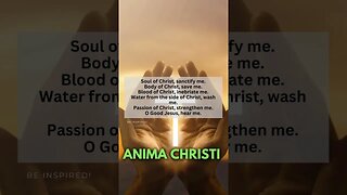 MINUTE PRAYER | ANIMA CHRISTI #philippines #unitedstates