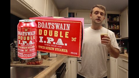 Reviewing Trader Joe Boatswain Double IPA Twin Screw Steamer 🍻#boatswain