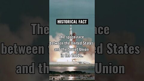 The space race between the United States and the Soviet Union in the 1960s