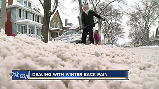How to deal with winter back pain