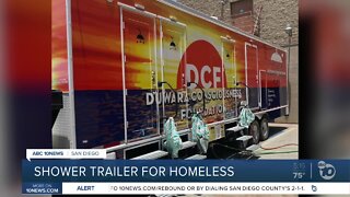 Non-profit offers shower trailer for homeless