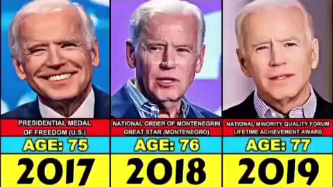 Joe Biden transformation from ages 11 to 82, 1953 to 2024. (1 min, 58 sec)