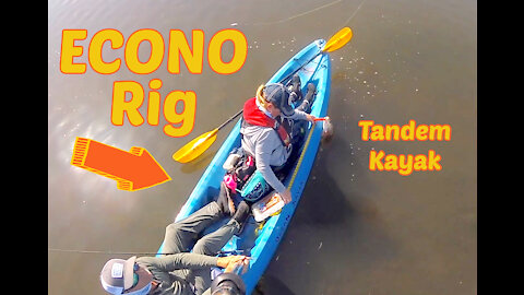 Econo Rig || Tandem Kayak Fishing for Redfish || Texas Coast