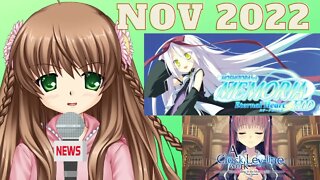 Visual Novel Monthly Recap - November 2022 News (ft. Hoshimemo + Leyline)