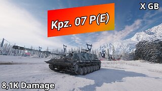 Kampfpanzer 07 P(E) (8,1K Damage) Grand Battle | World of Tanks