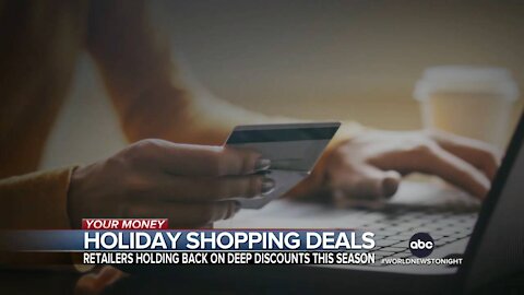 Holiday shopping discounts hard to find this Christmas