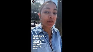 AOC: Red Nails Are Empowering Because My Family Was Socially Conservative