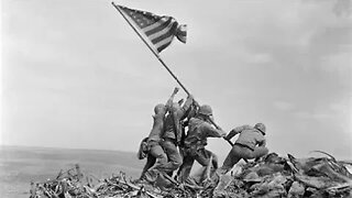The iconic American picture of the flag, raising at Iwo Jima🇺🇸🇺🇸🇺🇸