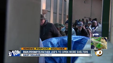 Father Joe's Villages opens inclement weather shelter