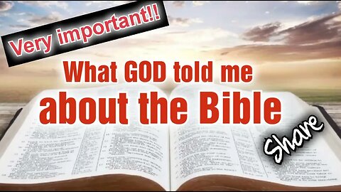 Important Message about the Bible🔺️The TRUTH! #share #jesus #bible #prophecy #truth #message