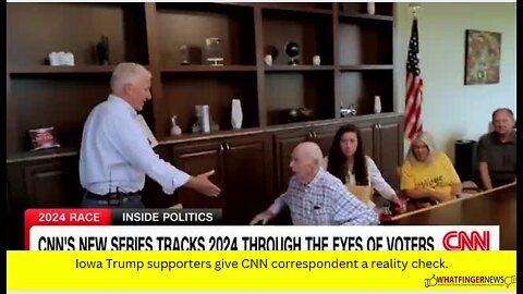 Iowa Trump supporters give CNN correspondent a reality check.