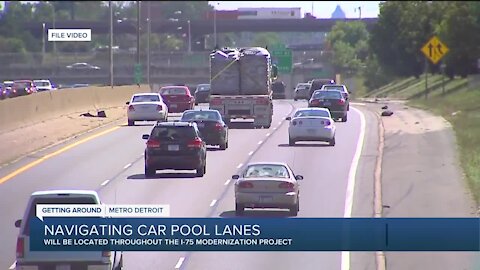 Construction starting on first-ever carpooling lanes on I-75 in Michigan